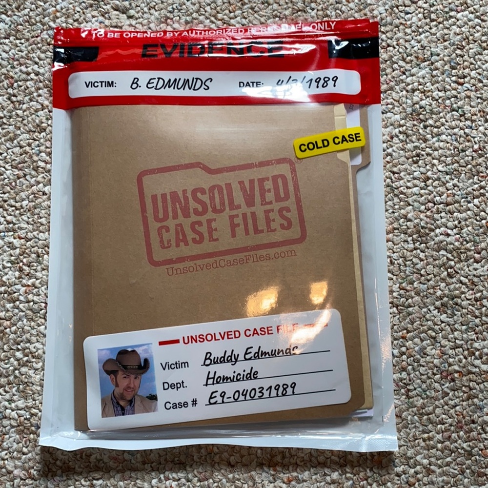 Unsolved case file (Buddy Edwards)